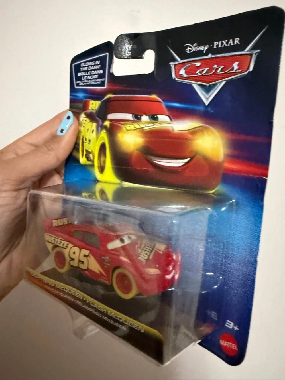 Mattel Lightning McQueen Die-Cast Car in Red and Yellow